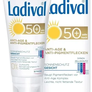 Expressversand Ladival Anti-Age & Anti-Pigmentflecken LSF 50+ 50 ml