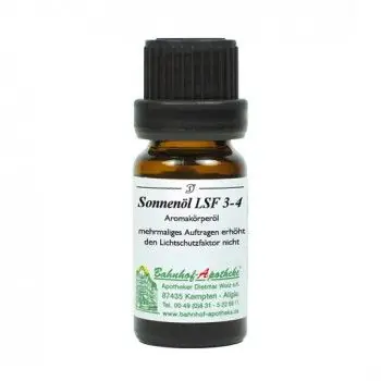 Kostenloser Versand SONNENÖL LSF 3-4 10 ml