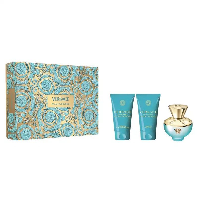 Top-Angebot Versace Dylan Turquoise Eau de Toilette (EdT) 50ml SET