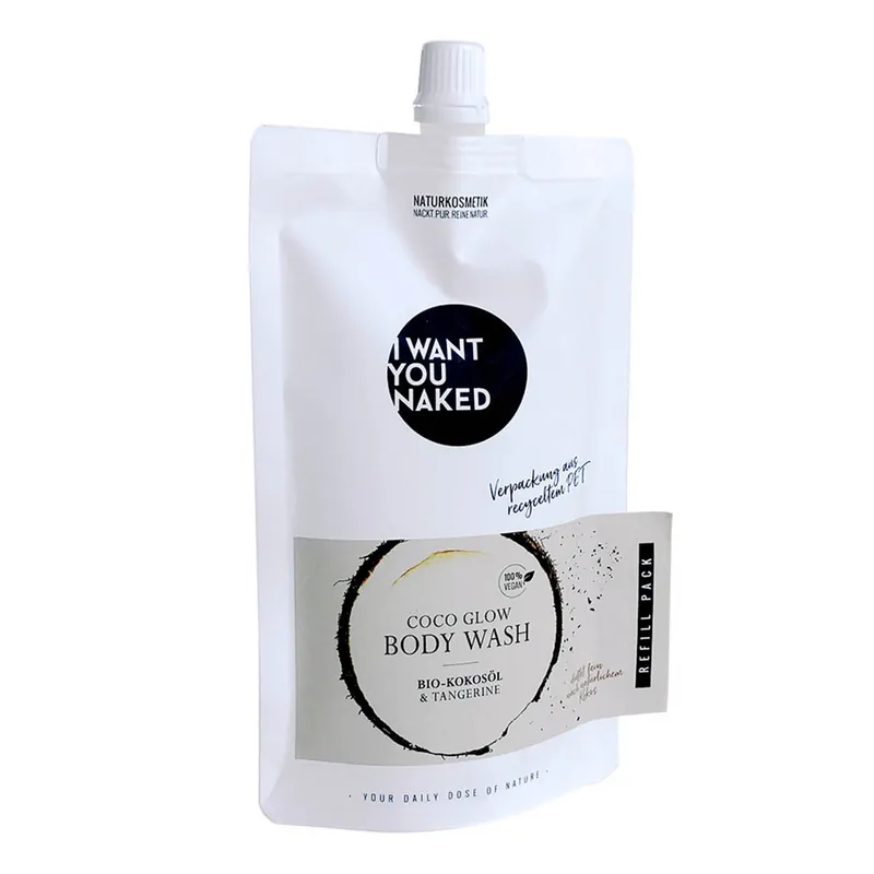 Zertifiziert Coco Glow Kokosöl & Tangerine - Body Wash Refill