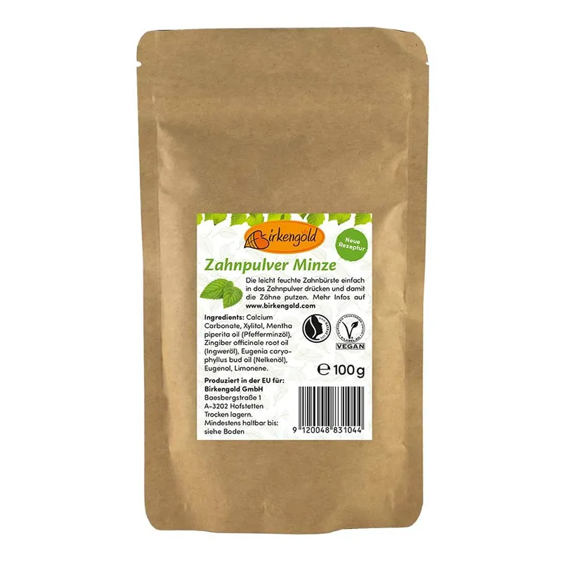 Zahnpulver - Minze Nachfüllpack Echt