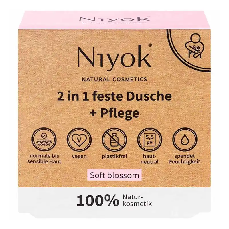 Mega-Angebot 2in1 feste Dusche+Pflege - Soft blossom