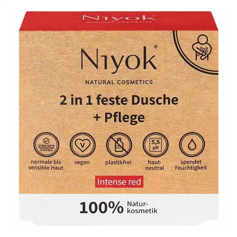2in1 feste Dusche+Pflege - Intense red Kostenfreie Lieferung