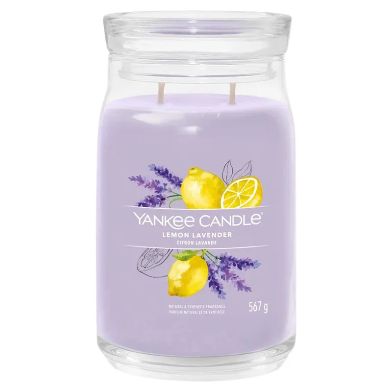 Yankee Candle Lemon Lavender Signature Candle Markenprodukt