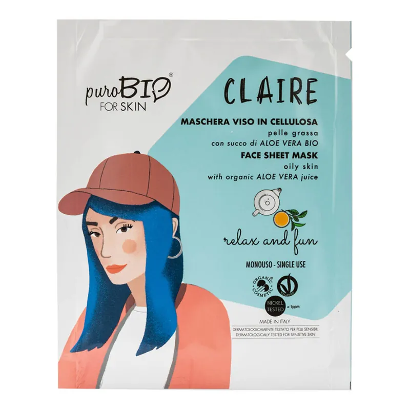 Rabatt Sheet Mask Claire - 18 Relax & Fun