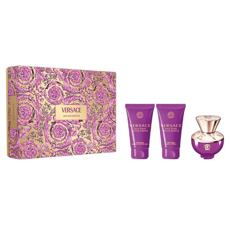Begrenztes Angebot Versace Dylan Purple Eau de Parfum (EdP) 50ml SET