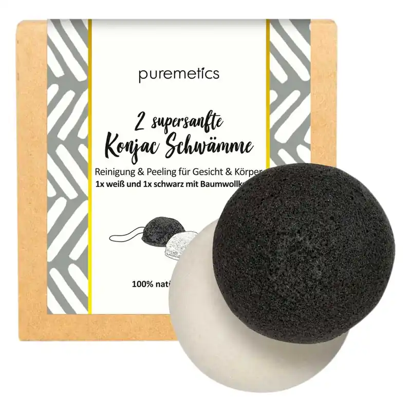 Top-Seller Konjac Schwämme - supersanft 2Stk.
