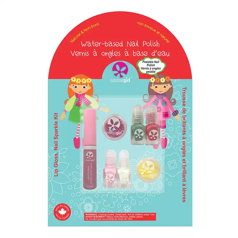 Kit: Lip Gloss, Nail Sparkle - Holiday Magic 4x2ml Top-Angebot