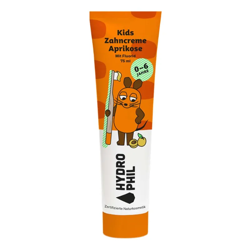 Direktkauf Kids Zahncreme - Maus Aprikose mit Fluorid 75ml