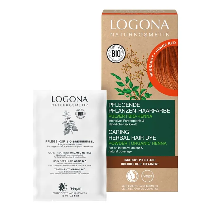 Preis Gesenkt Pflegende Pflanzen-Haarfarbe Pulver - Hennarot 100g