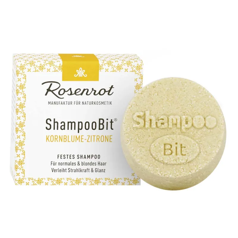 Festes ShampooBit® - Kornblume-Zitrone Abverkauf