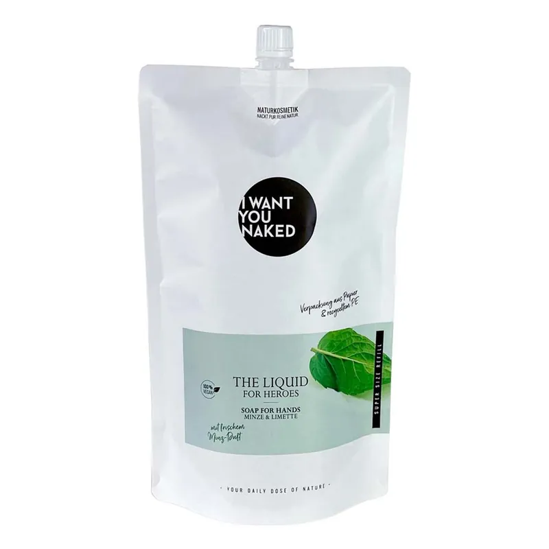 Billig For Heroes Minze & Limette - Hand Wash Refill Super Size