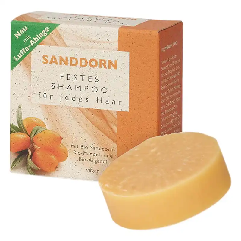 Sanddorn - Festes Shampoo 60g Neue Ware