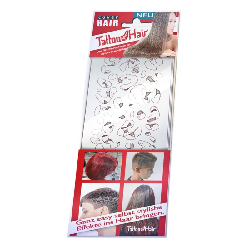 Tattoo your Hair - Schablonen-Set 3 Stk. Sofort Bestellen