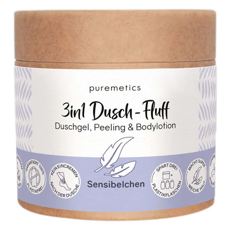 3in1 Dusch-Fluff - Sensibelchen 250g Expressversand