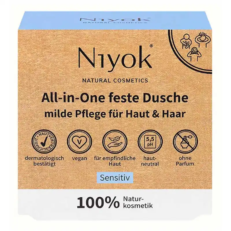 Nur Für Kurze Zeit All-in-One feste Dusche Haut+Haar - Sensitiv