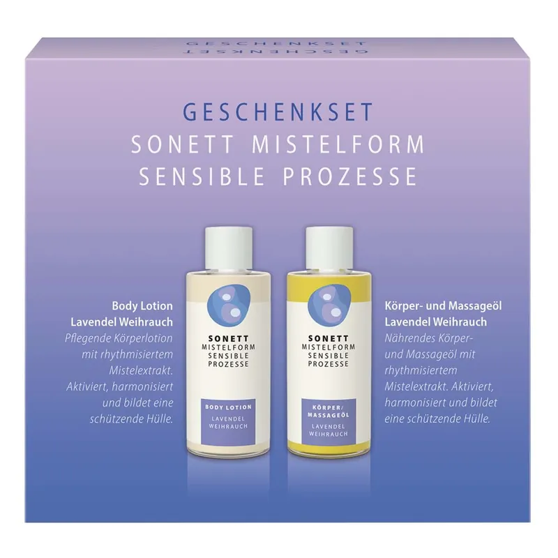 Aktuell Mistelform Geschenkset - Lavendel-Weihrauch 2x50ml