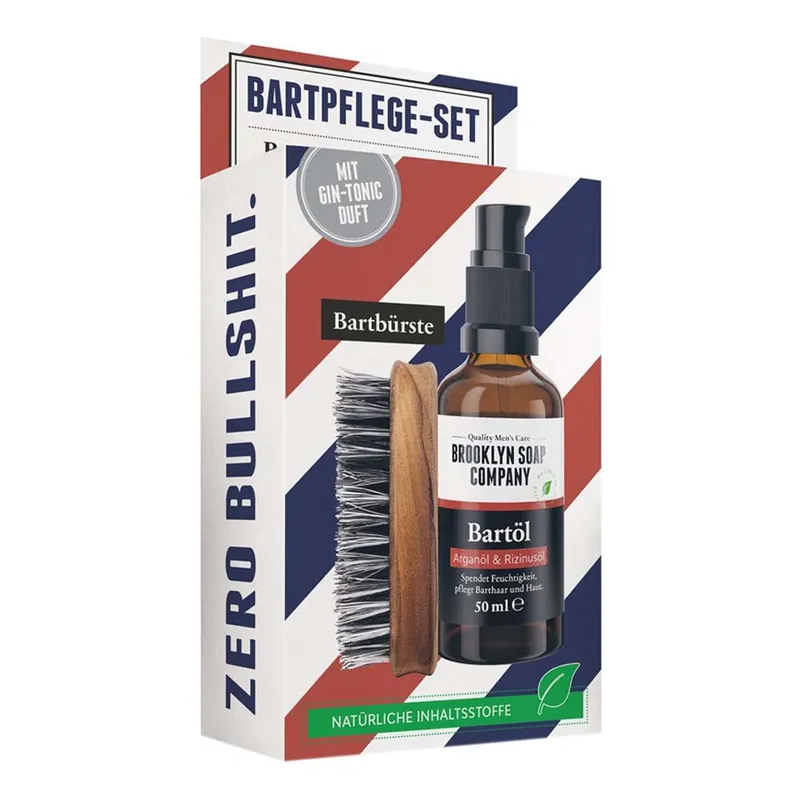 Bartpflege Set Medium - Bartöl & Bartbürste Markenprodukt