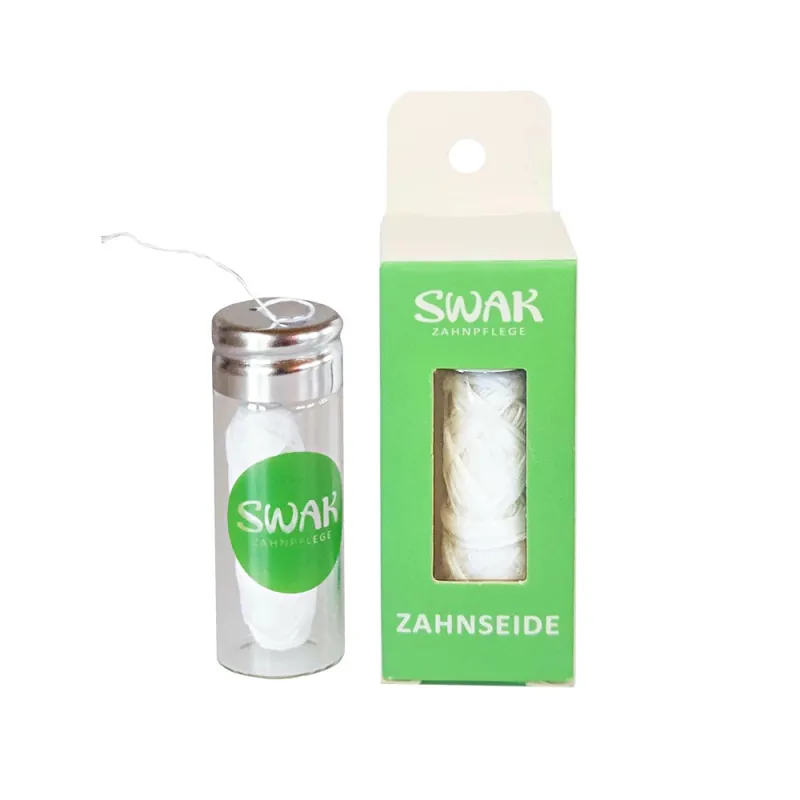 Kracherpreis Zahnseide Plastikfrei - Glasflakon 30m