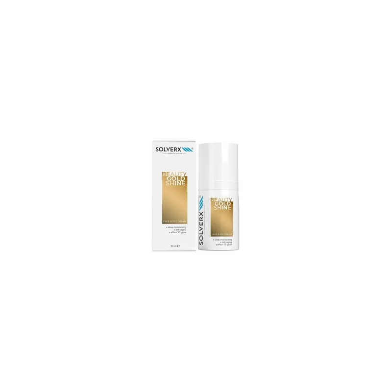 Angebot Solverx Beauty Gold Shine Gesichts- und Augencreme 30 ml