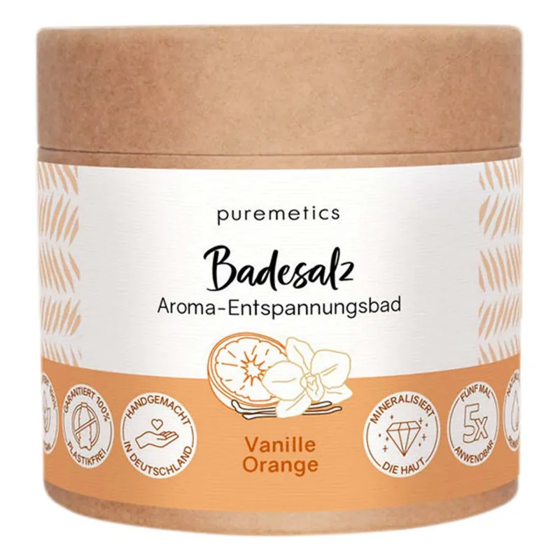 Knallerangebot Badesalz - Vanille-Orange 550g