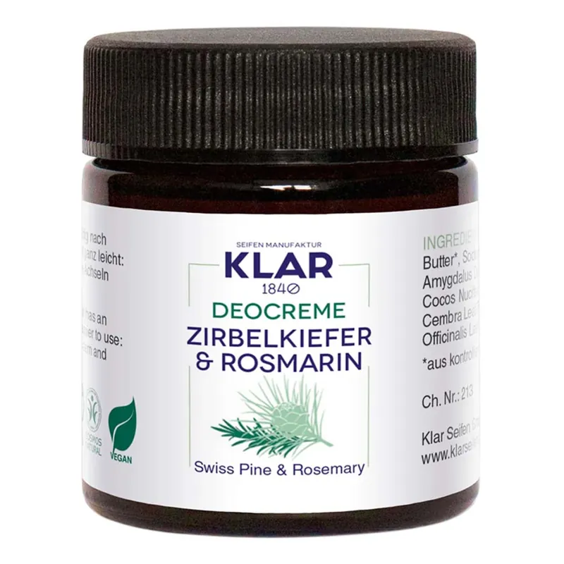 Sichere Zahlung Deocreme - Zirbelkiefer & Rosmarin