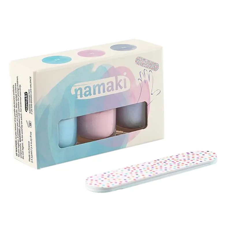 Sonderaktion Nagellack Set - Frosted Blue, Pale Pink, Blue Silver