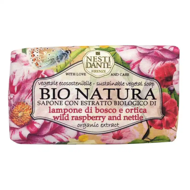 Soap - Bio Natura Raspberry & Nettle Preis Gesenkt