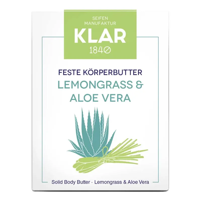Feste Körperbutter - Lemongrass & Aloe Vera Neuheit