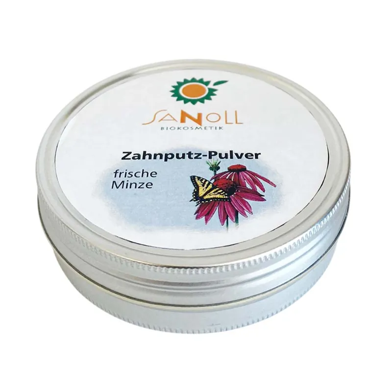 Zahnputz-Pulver - frische Minze Preisknaller