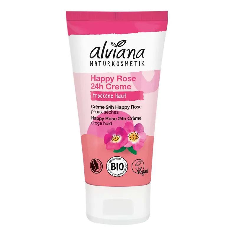 Gesichtspflege - Happy Rose 24h Creme Mega-Angebot