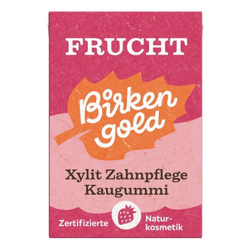 Xylit Zahnpflege Kaugummi - Frucht 28g Neu