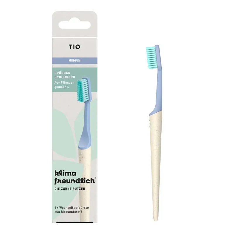 Sichere Zahlung Zahnbürste medium - sortiert Blau|Grün