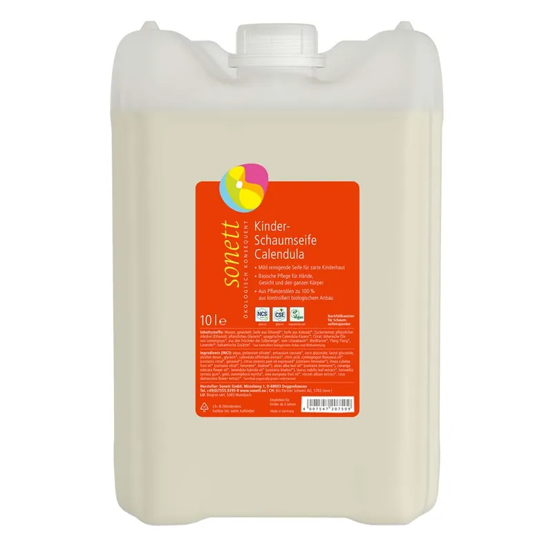 Kostenloser Rückversand Kinder Schaumseife - Calendula Kanister 10l