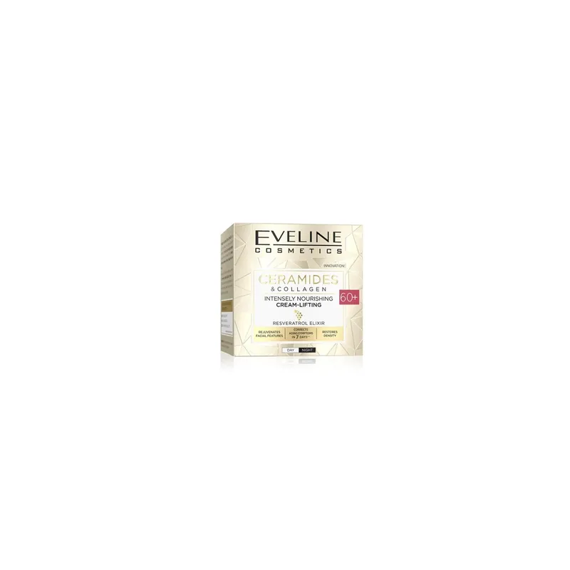 Versand Am Gleichen Tag Eveline Ceramides&Collagen intensiv pflegende Face-Lifting-Creme 60+ 50 ml