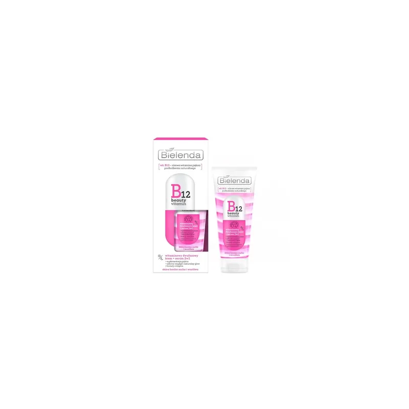 Abverkauf Bielenda B12 Beauty Vitamine 2-fase, vitamine Crème + serum 2in1 dag/nacht 45 g