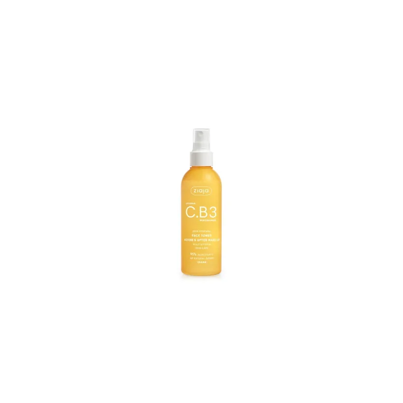 Ziaja Witamina C.B3 Niacynamid Face tonic voor en na make-up 190 ml Angebot