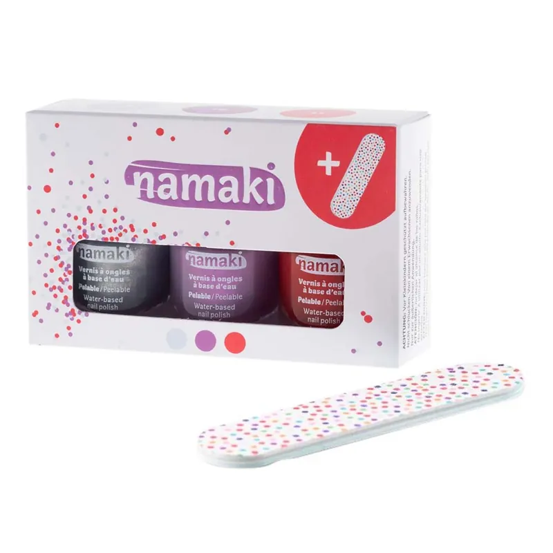 Nagellack Set - Silber, Mauve, Morello Kirsche Top-Preis