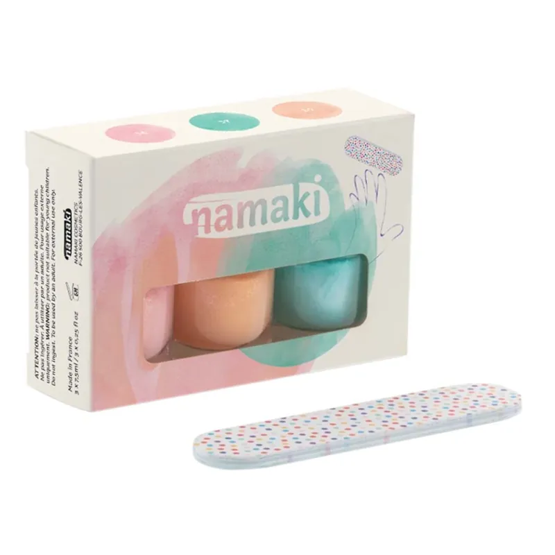 Kostenloser Rückversand Nagellack Set - Candy Pink, Green Water, Pfirsich | Summer Delights