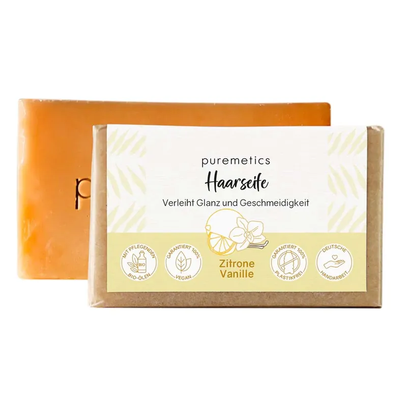 Haarseife - Zitrone-Vanille Wochenendangebot