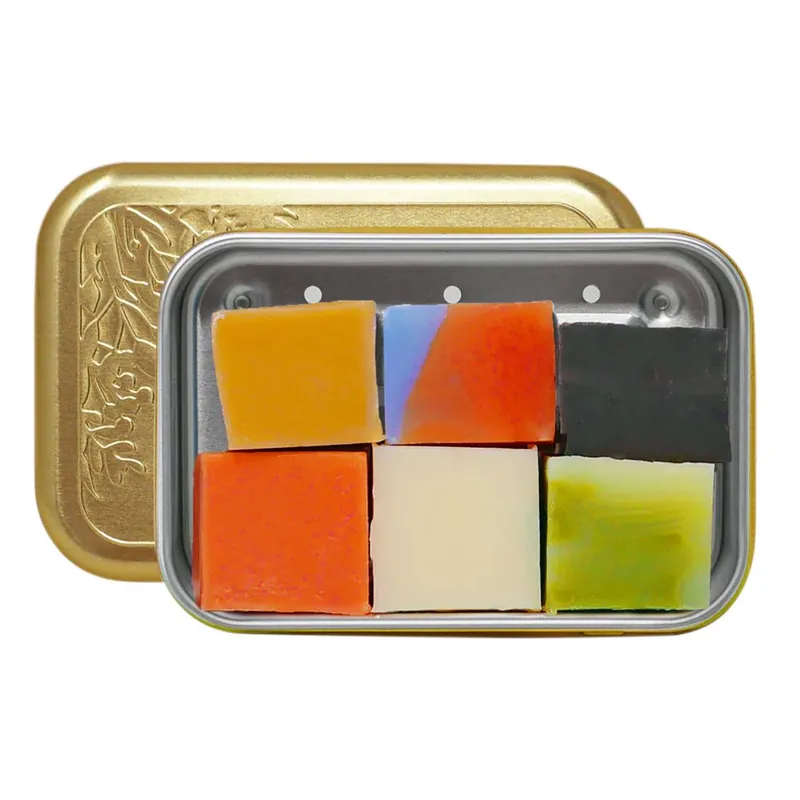 Seifenbox - Gold mit Seifenminis 60g Knallerangebot