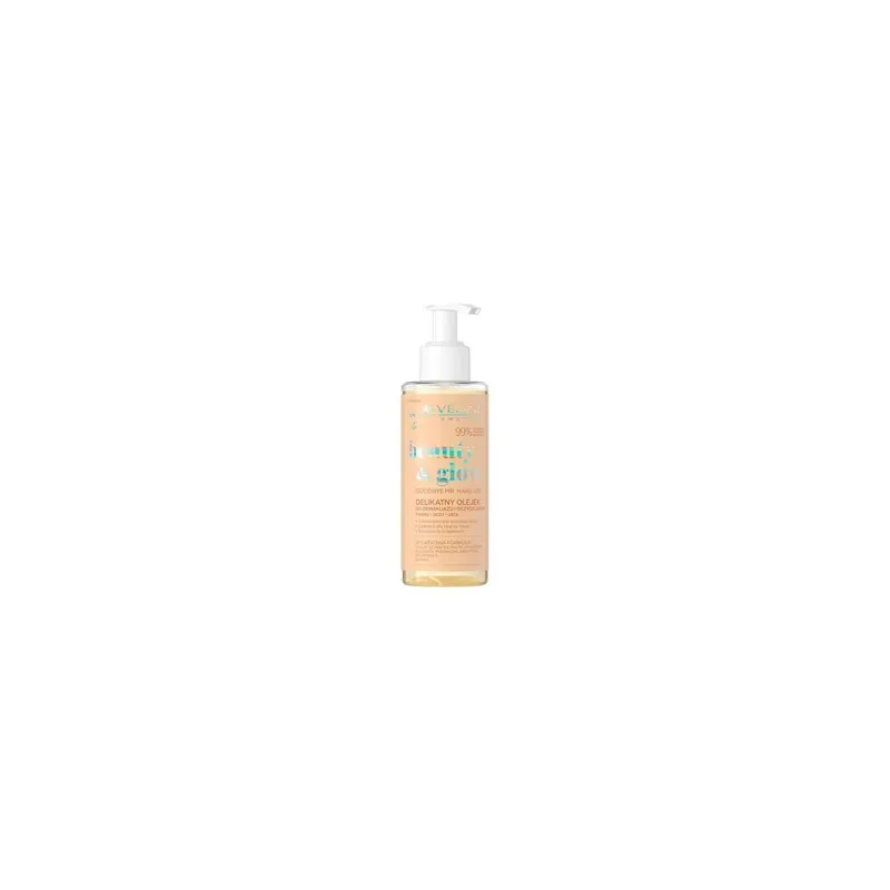 Aktuell Eveline Beauty & Glow Vaarwel Mr. bedenken! delicaat Olie voor het verwijderen van make-up 145 ml(27-05-2026)