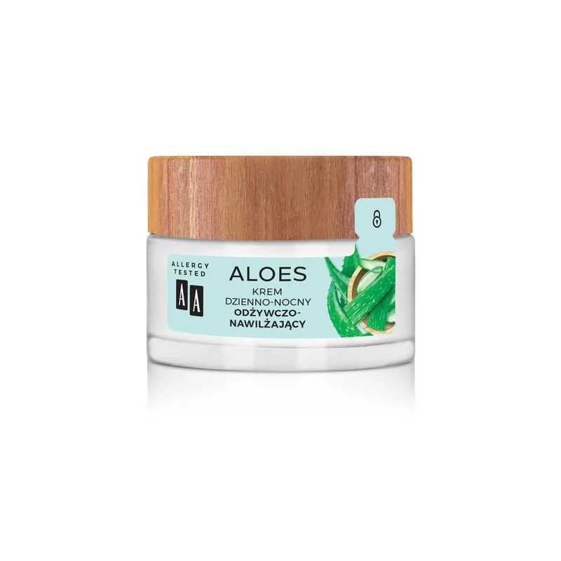 AA Aloë 100% aloe vera extract Voedende en hydraterende gezichtscrème voor dag en nacht 50 ml Neu