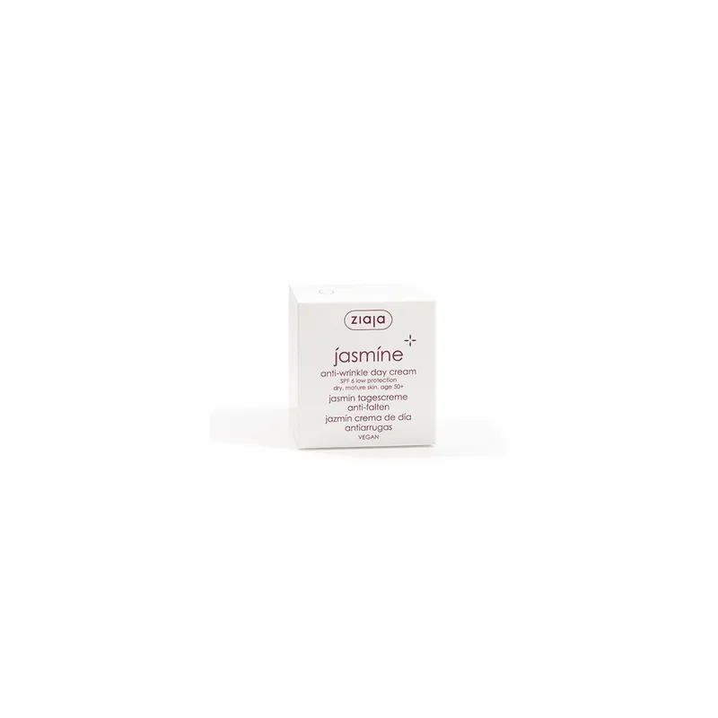 Ziaja Jasmine Anti-Falten Tagesgesichtscreme SPF6 Niedriger Schutz 50 ml Gratis Versand