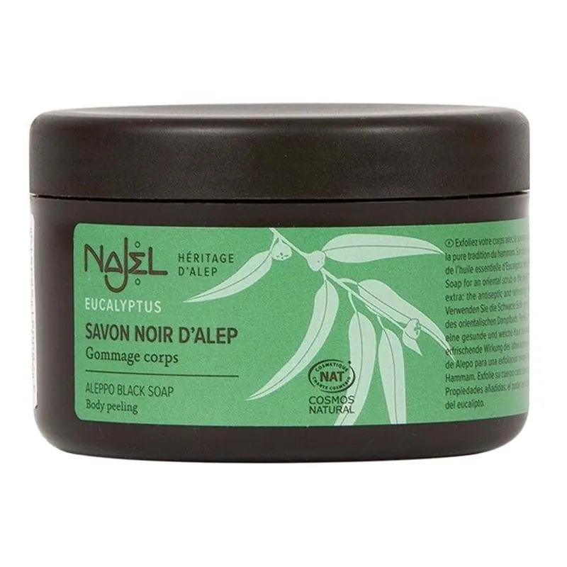 Top-Seller Schwarze Seife Peeling - Eukalyptus 180ml