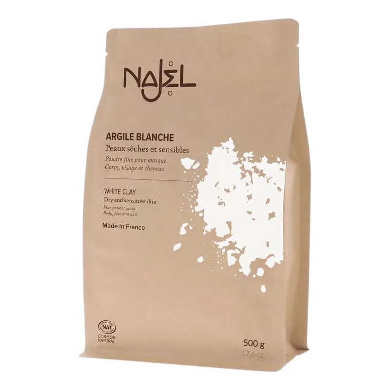 Online Kaufen Weiße Tonerde Pulver - Nachfüllpackung 500g