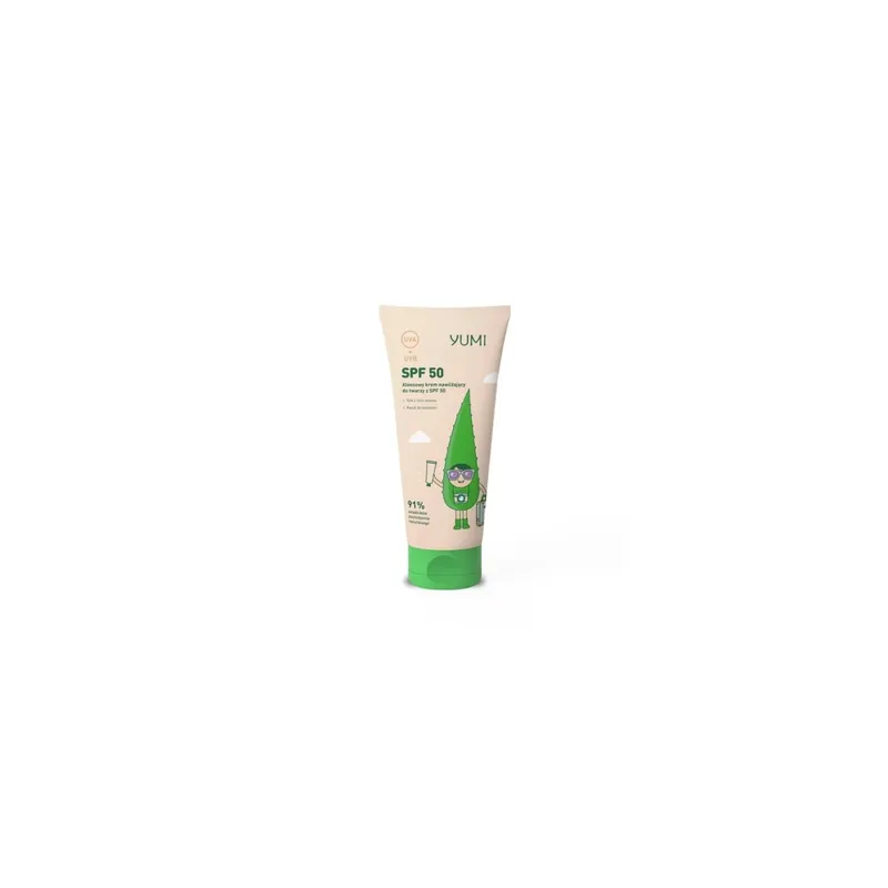 Angebot Yumi Aloe Sonnenschutz-Gesichtscreme SPF50 , 50 ml