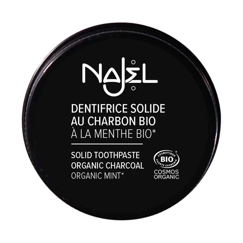 Aktivkohle - Feste Zahncreme Minze 33g Zertifiziert