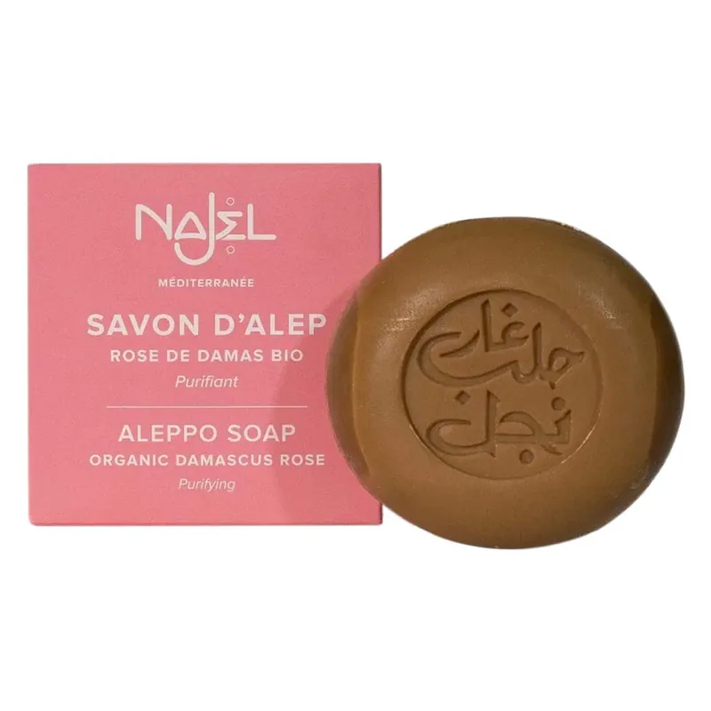 Aleppo-Seife - Damaszener Rose rund Direktkauf