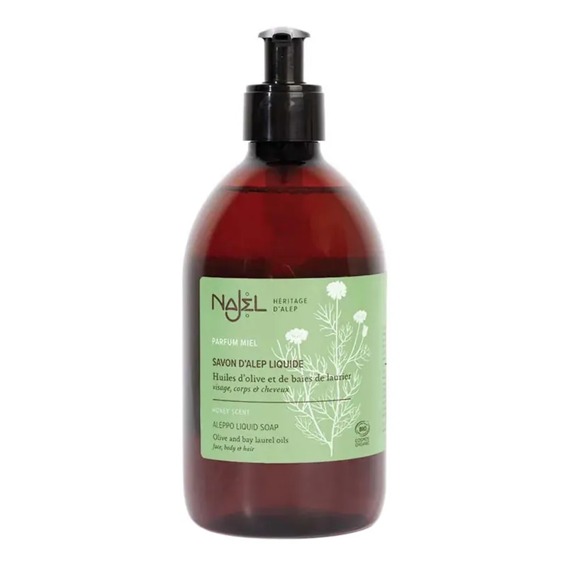 Kracherpreis Aleppo-Flüssigseife - Honig Kamillenwasser 500ml